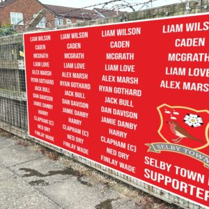 Your name on our new supporter wall